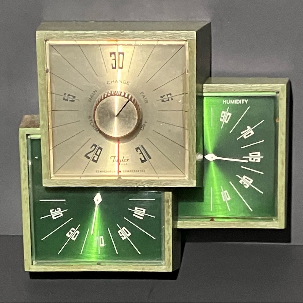 VINTAGE TAYLOR HUMIDIGUIDE THERMOMETER HUMIDITY MCM